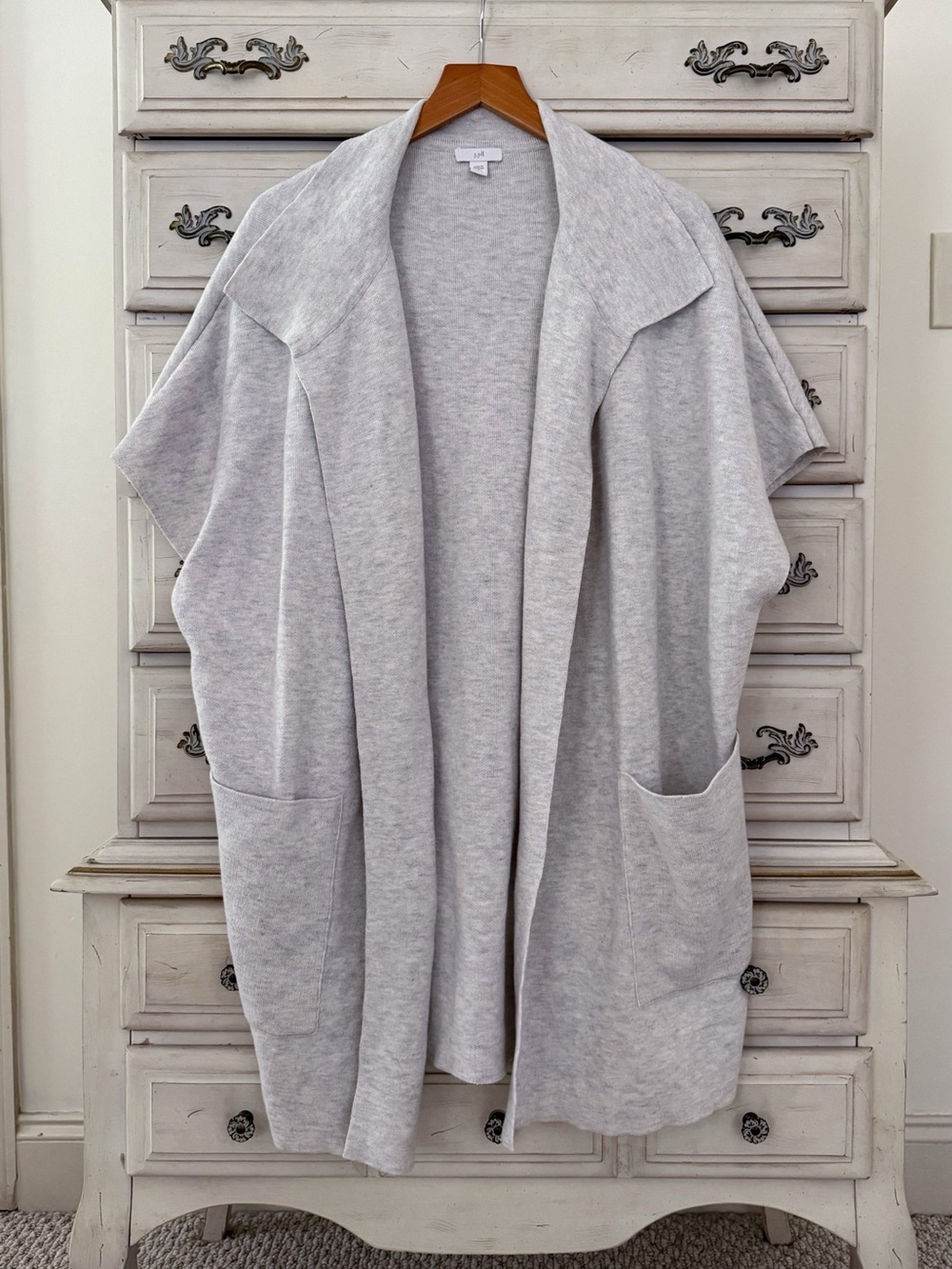 J. Jill Boho Cotton Pocketed Cardigan
